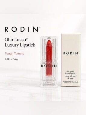 NEW/NIB RODIN Olio Lusso® Luxury Lipstick – Tough Tomato – 0.14 oz / 4 g